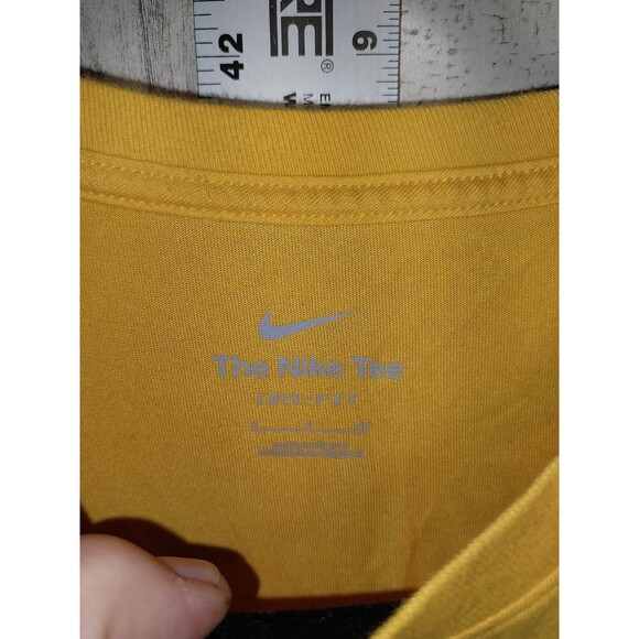 NIKE Dri Fit Tee Men's Small Soft Short Sleeve T Shirt Power & Peace Self Care - Picture 2 of 4